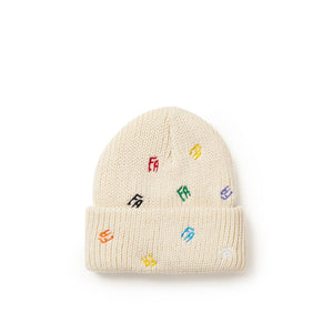 fucking awesome fucking awesome scattered fa cuff beanie (ivory) p708491-001SPONESIZE