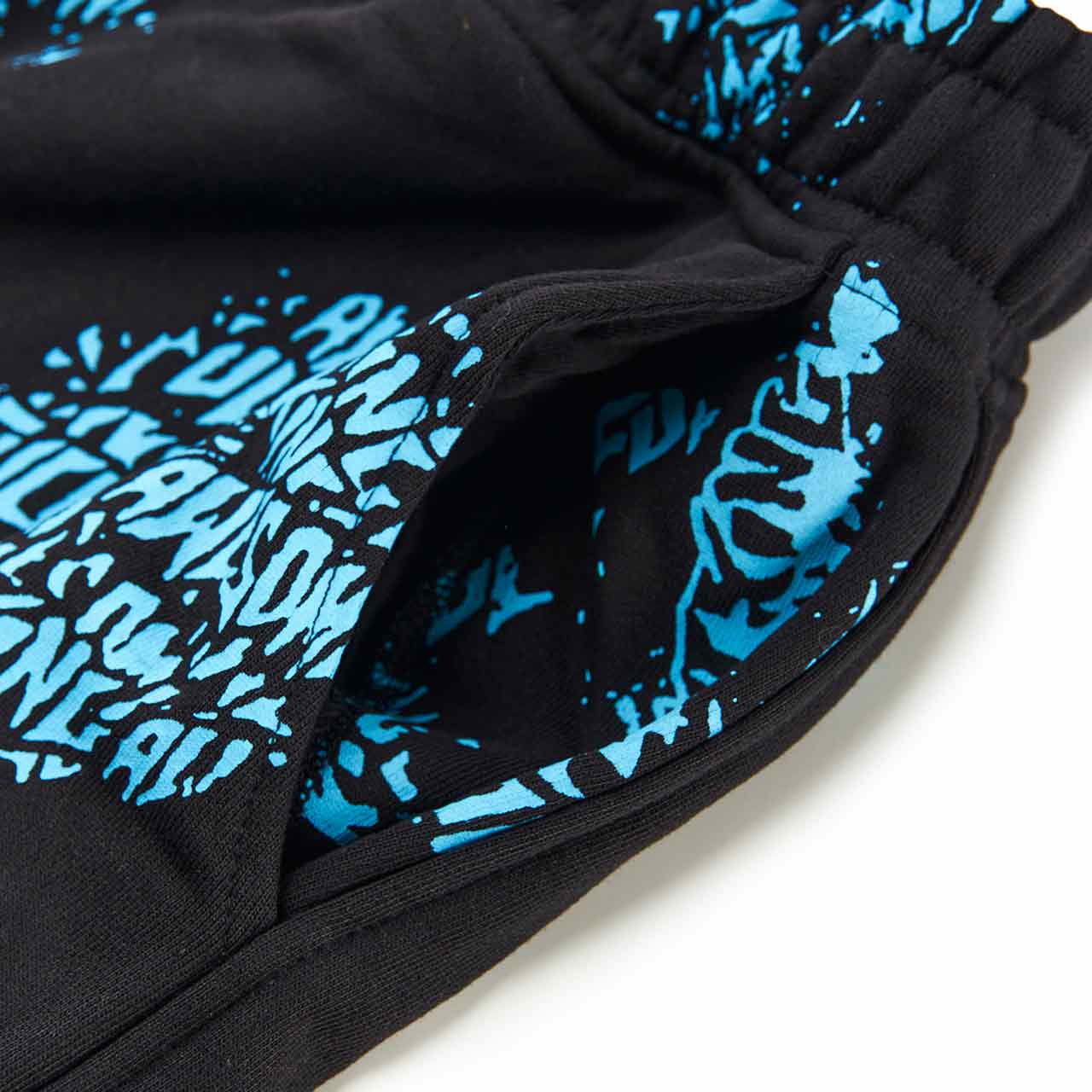 fucking awesome fucking awesome spiral aop sweatpant (black)