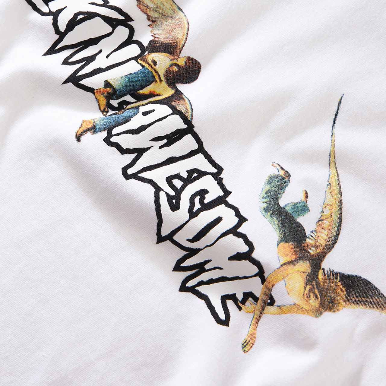 fucking awesome fucking awesome angel stamp longsleeve (white)
