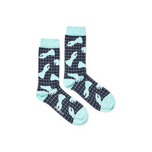 henrik vibskov henrik vibskov clean it socks (mint) AW20-S103