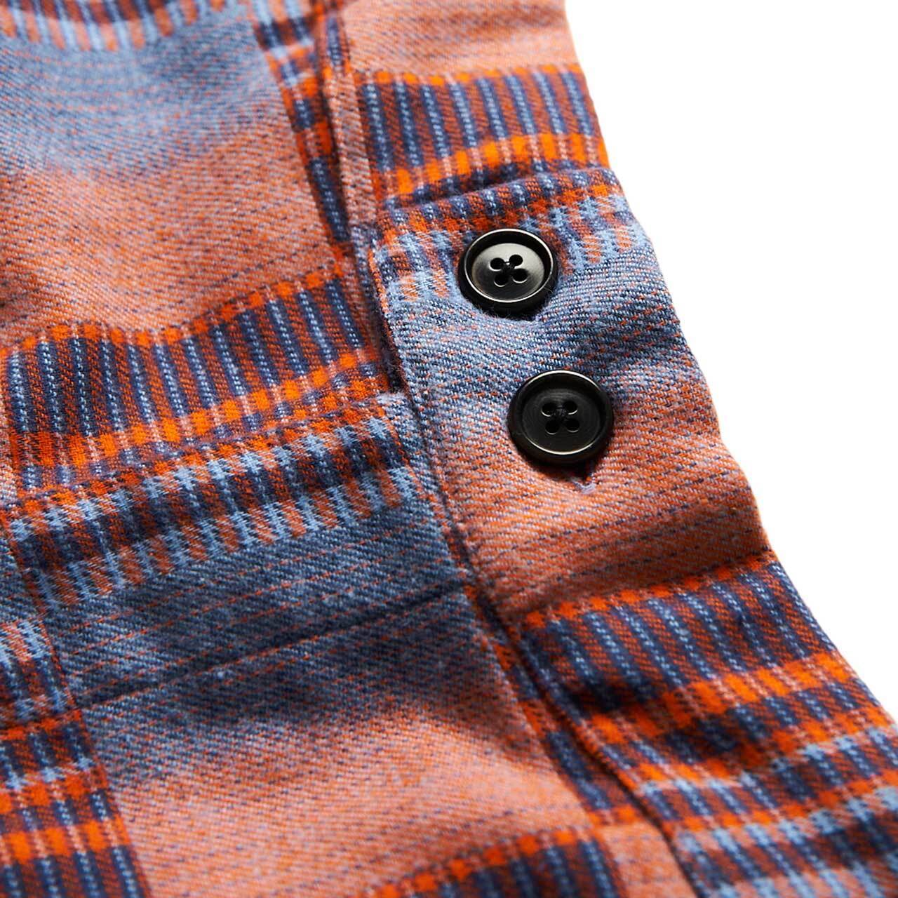 henrik vibskov henrik vibskov spyjama shorts (light blue / orange)