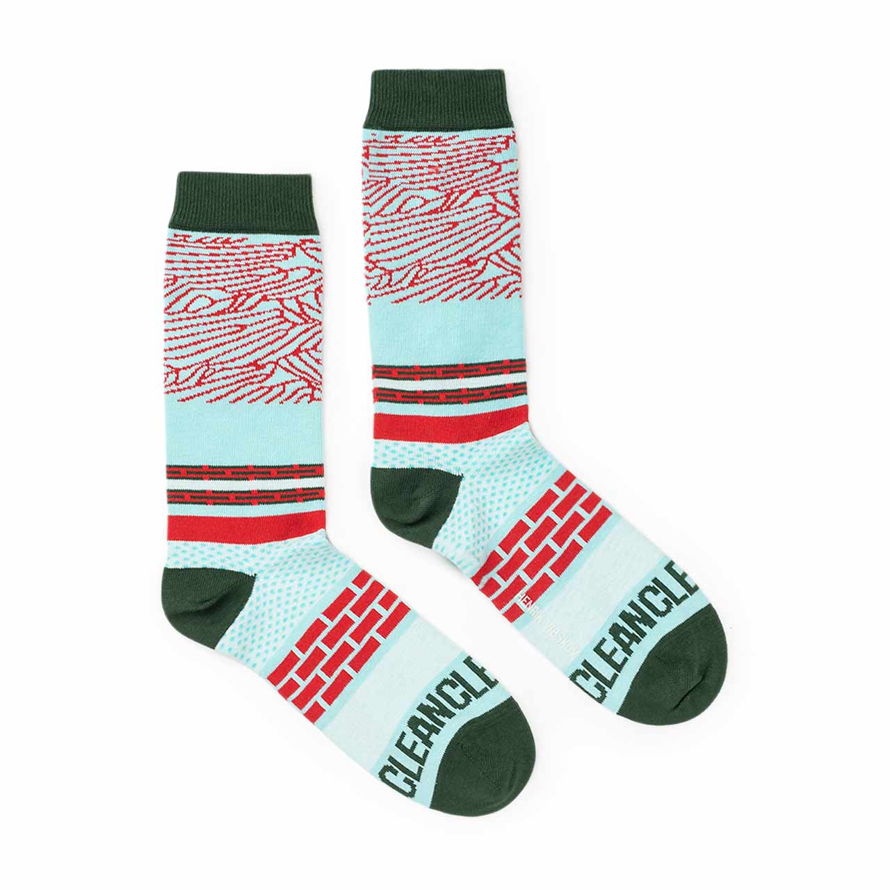 henrik vibskov henrik vibskov clean clean socks (fresh mint) AW20-S101