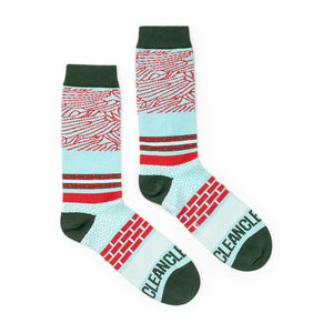 henrik vibskov henrik vibskov clean clean socks (fresh mint) AW20-S101