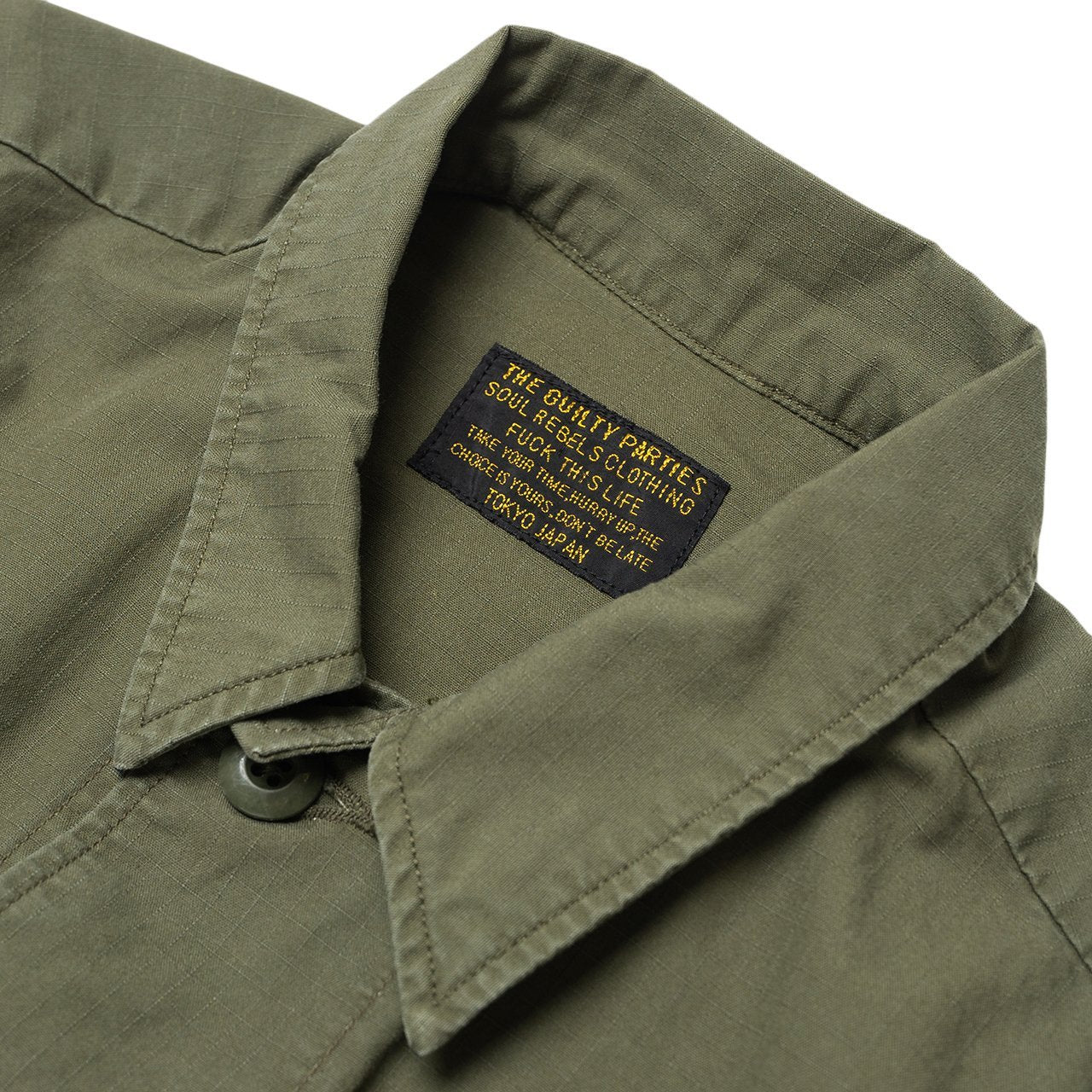 wacko maria wacko maria fatigue jacket (khaki)