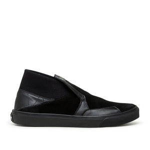 stone island shadow project stone island shadow project slip-on mid (black)