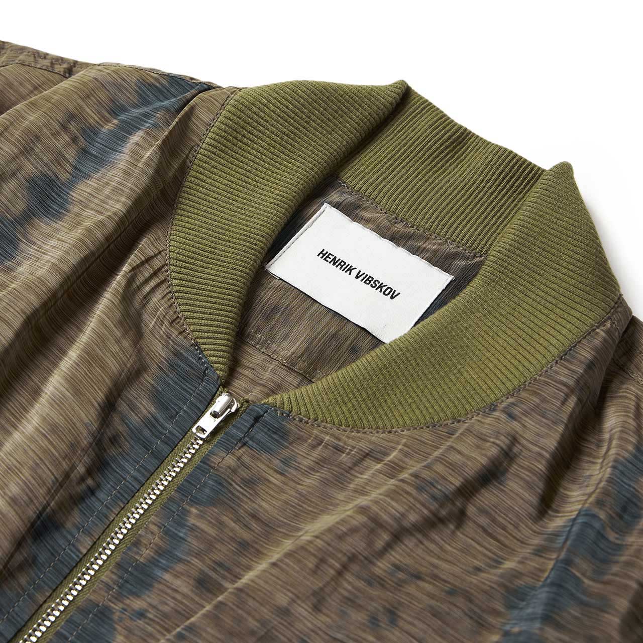 henrik vibskov henrik vibskov match bomber jacket (verde)