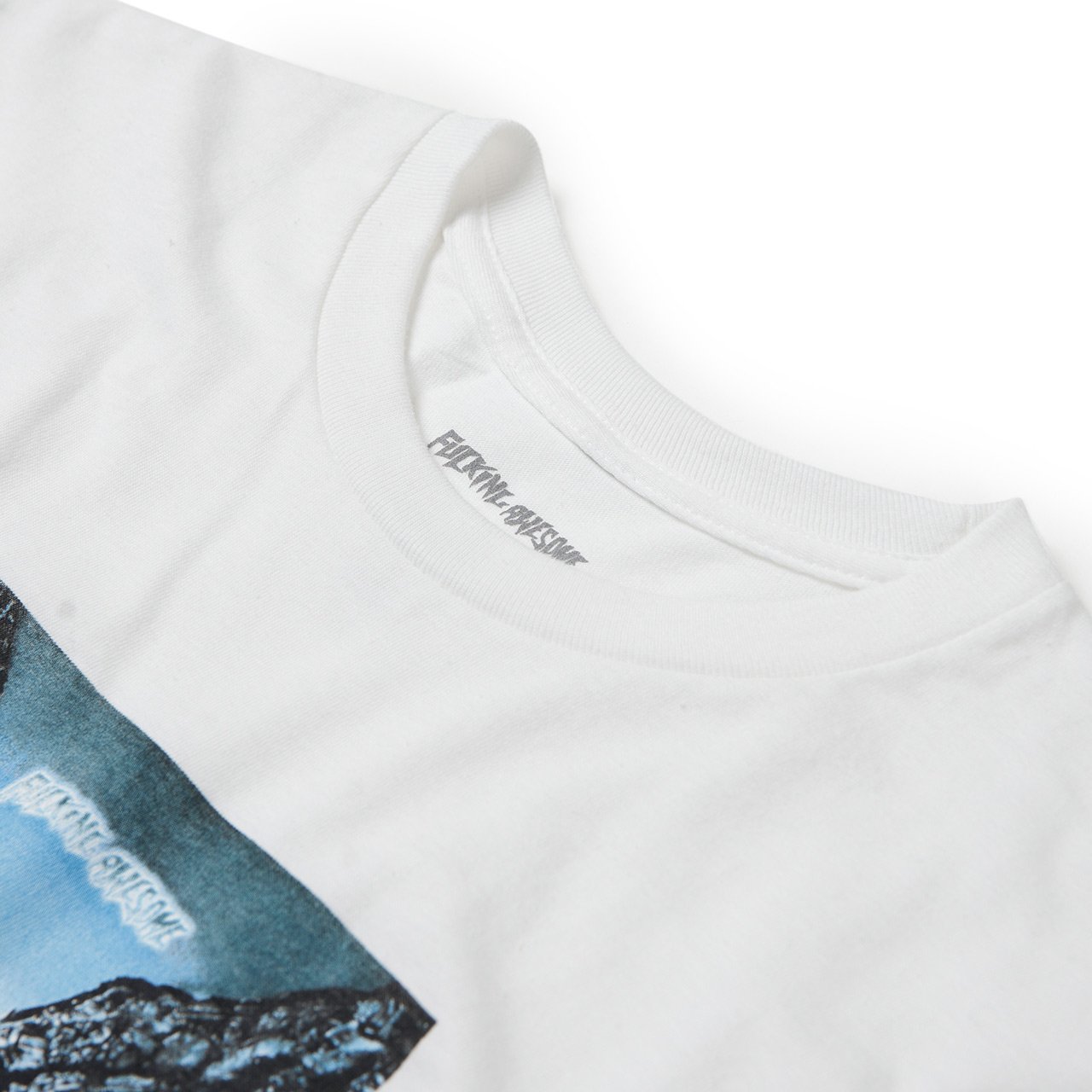 fucking awesome fucking awesome waterfall t-shirt (white)