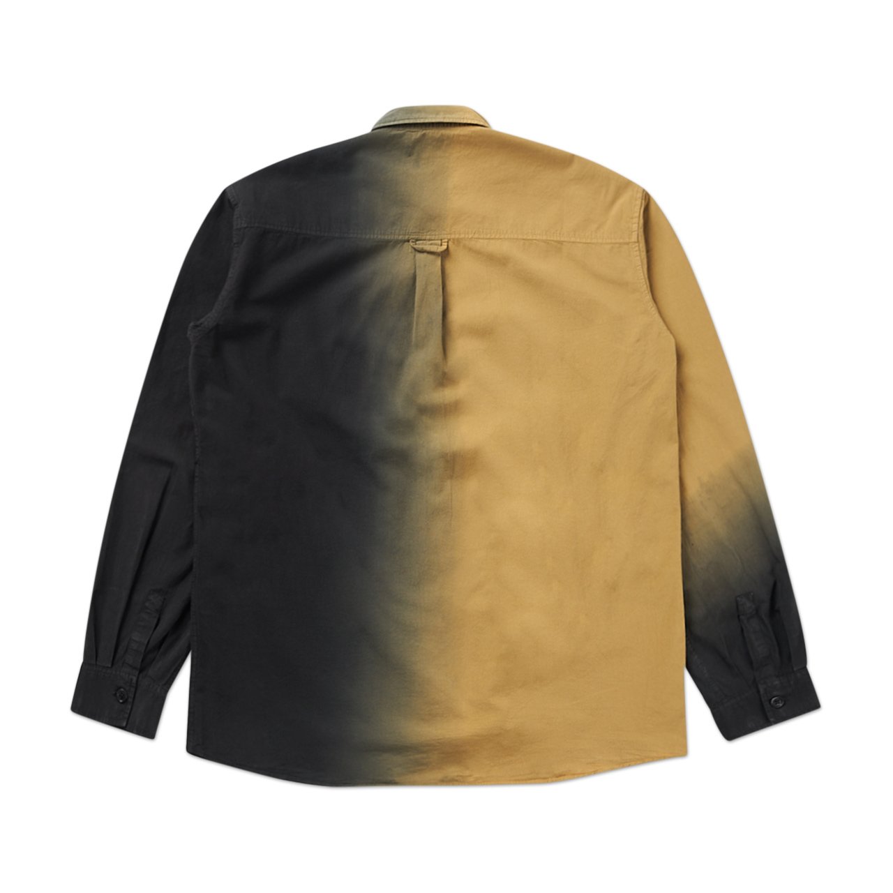 henrik vibskov henrik vibskov dip dye shirt (bronze / black)