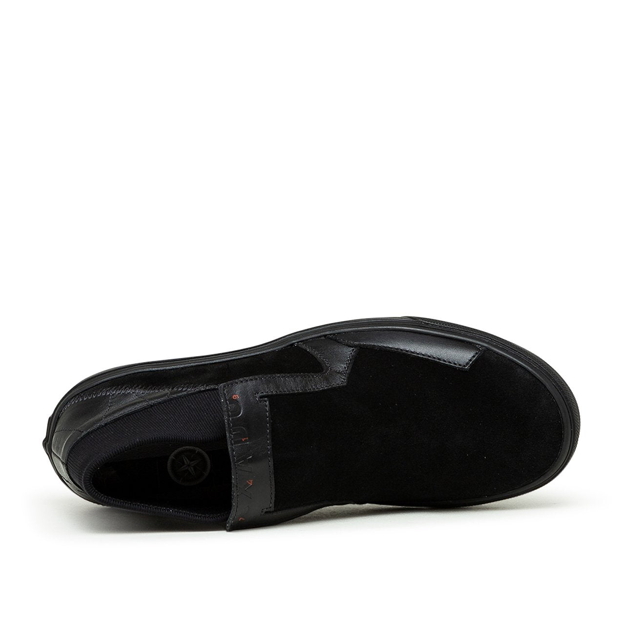 stone island shadow project stone island shadow project slip-on mid (black)
