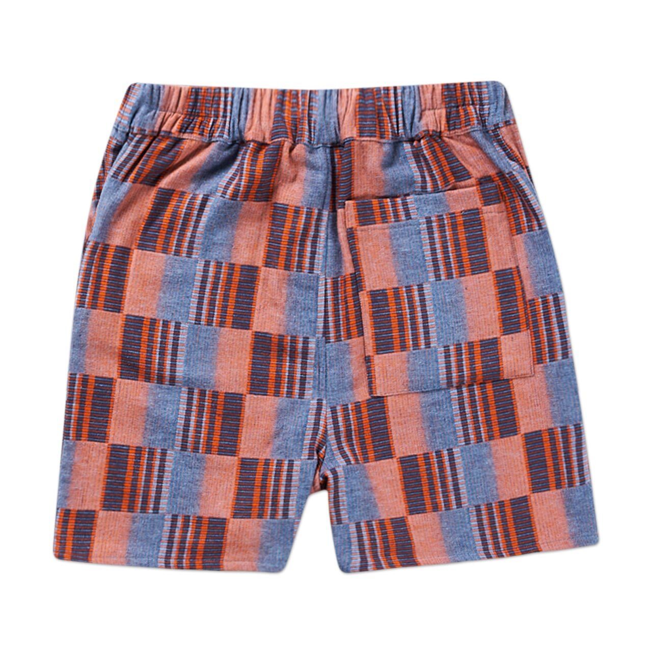 henrik vibskov henrik vibskov spyjama shorts (light blue / orange)