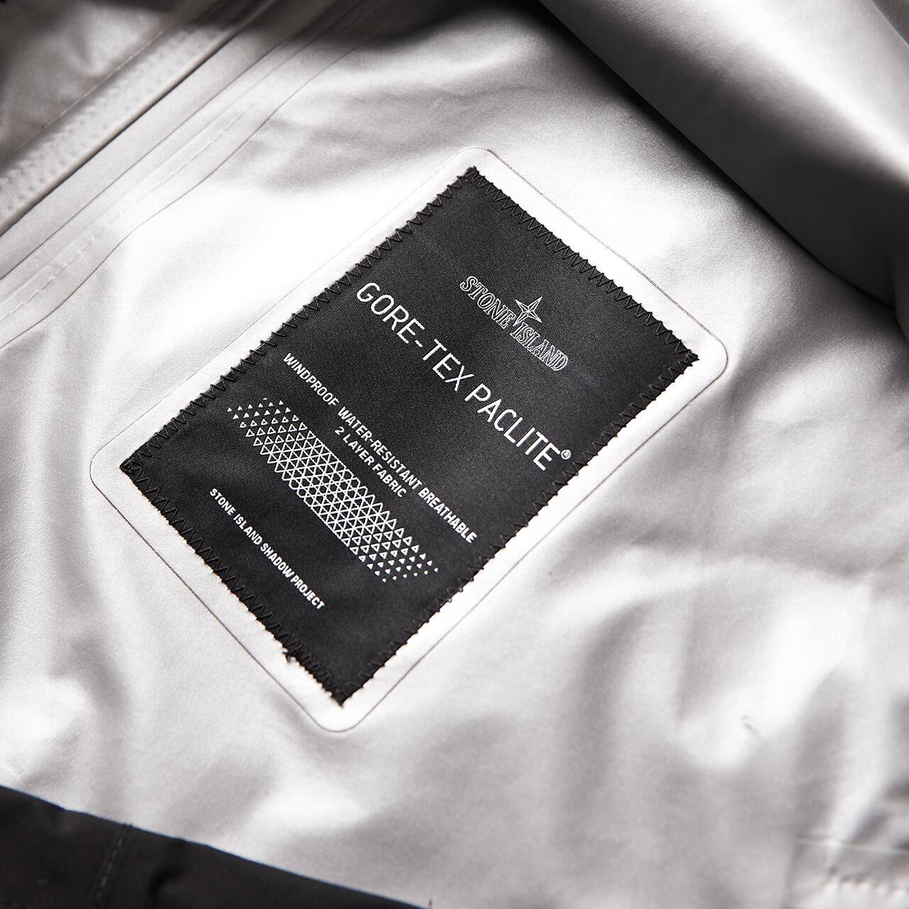stone island shadow project goretex paclite jacket (black)