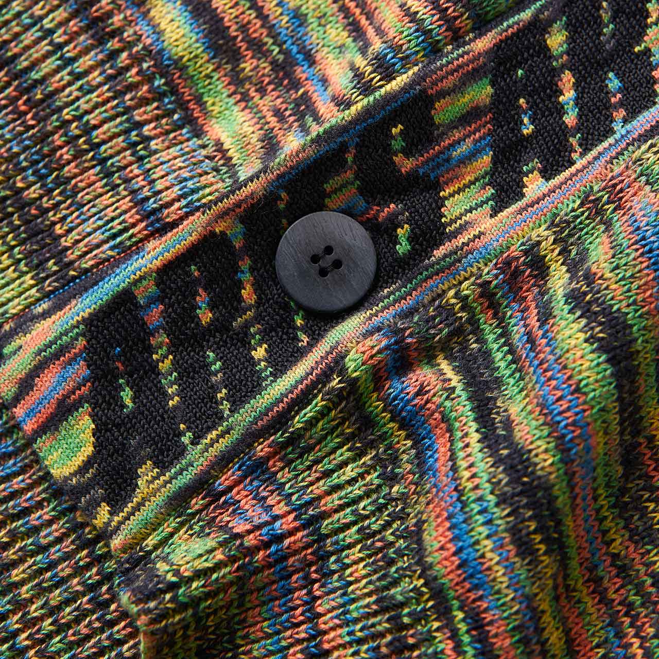 aries aries space dye sweater vest (black / multi)