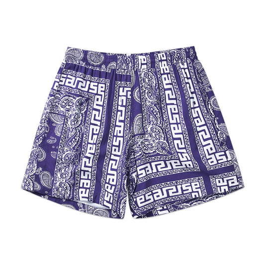 aries aries bandana print board shorts (navy)