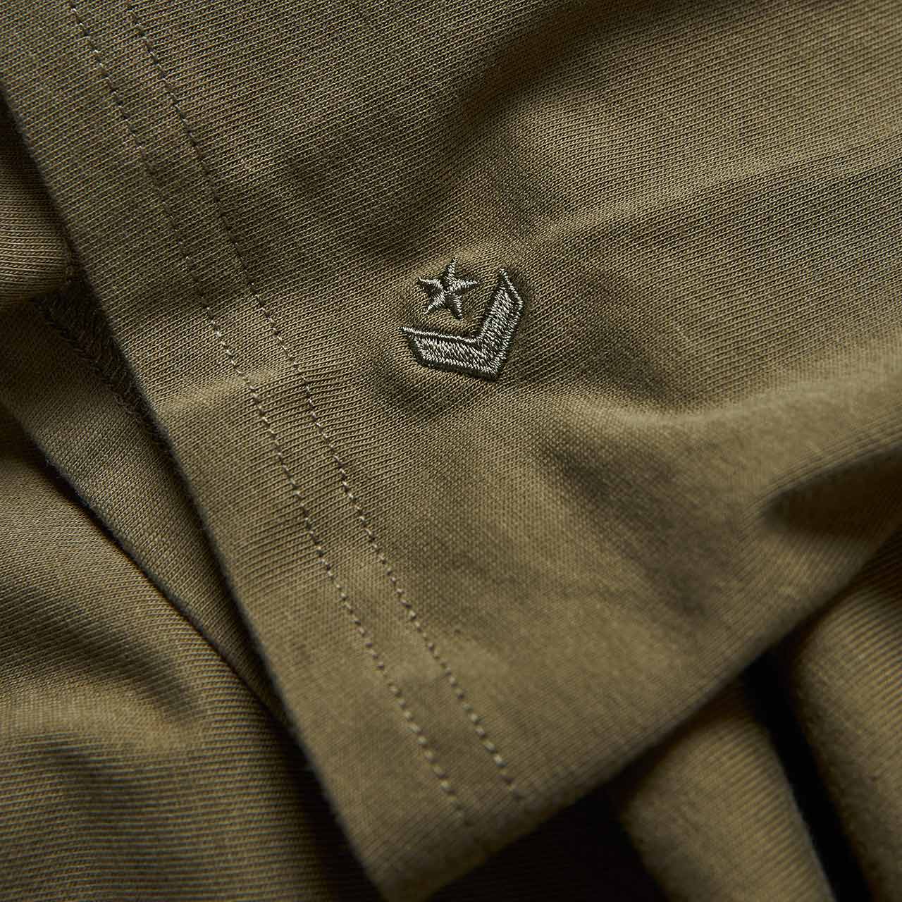 converse converse x kim jones t-shirt (burnt olive)