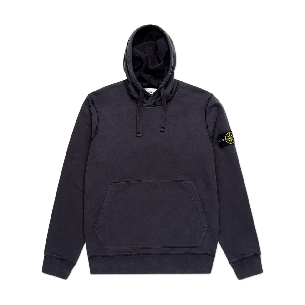 stone island stone island hooded sweatshirt (navy)