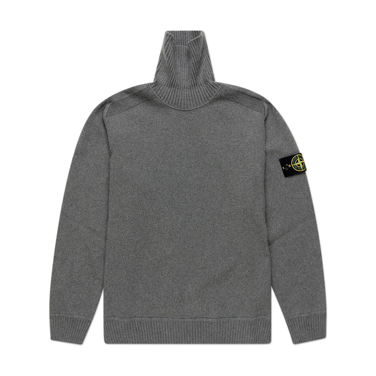 stone island stone island knitted turtleneck (grey)