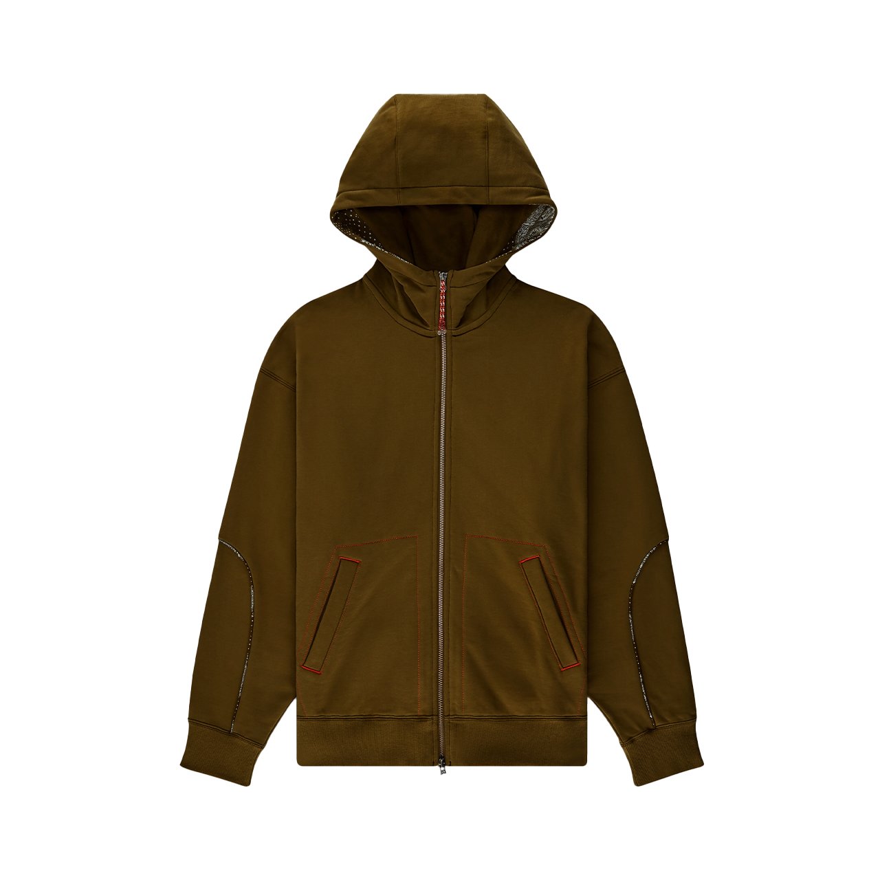 paria x converse paria x converse full zip hoodie (olive)