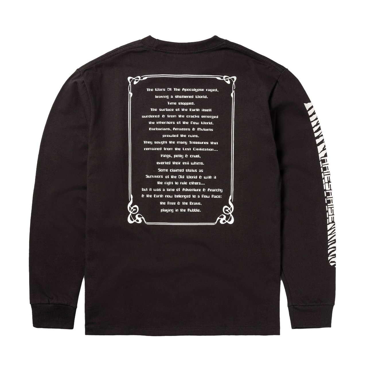 aries x vans vans vault x aries poetry longsleeve (black)
