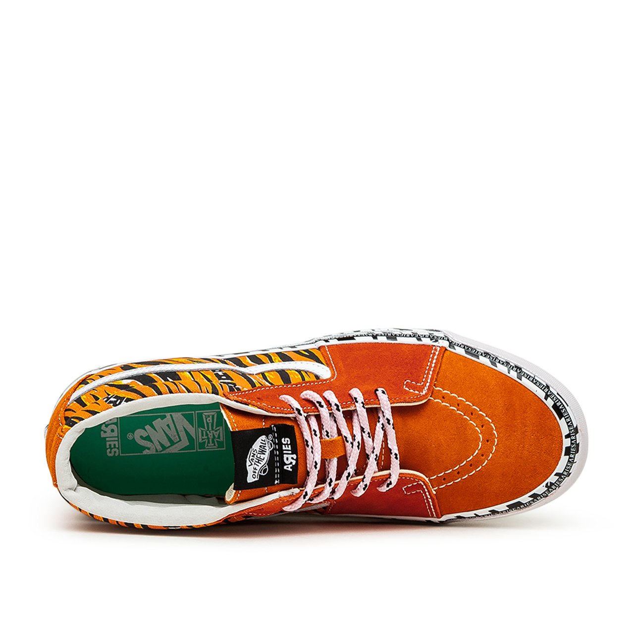 aries x vans aries x vans sk8-mid lx (tiger bright)