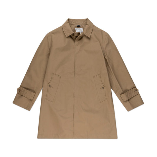 nanamica nanamica gore-tex soutien collar coat (beige)