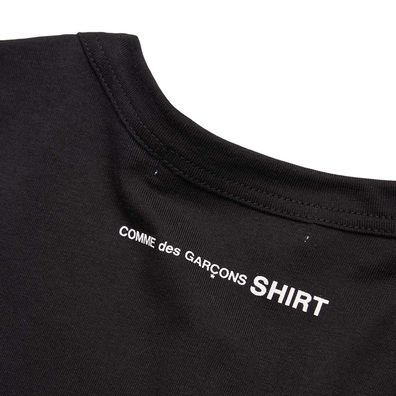comme des garçons shirt comme des garçons shirt logo longsleeve (black)