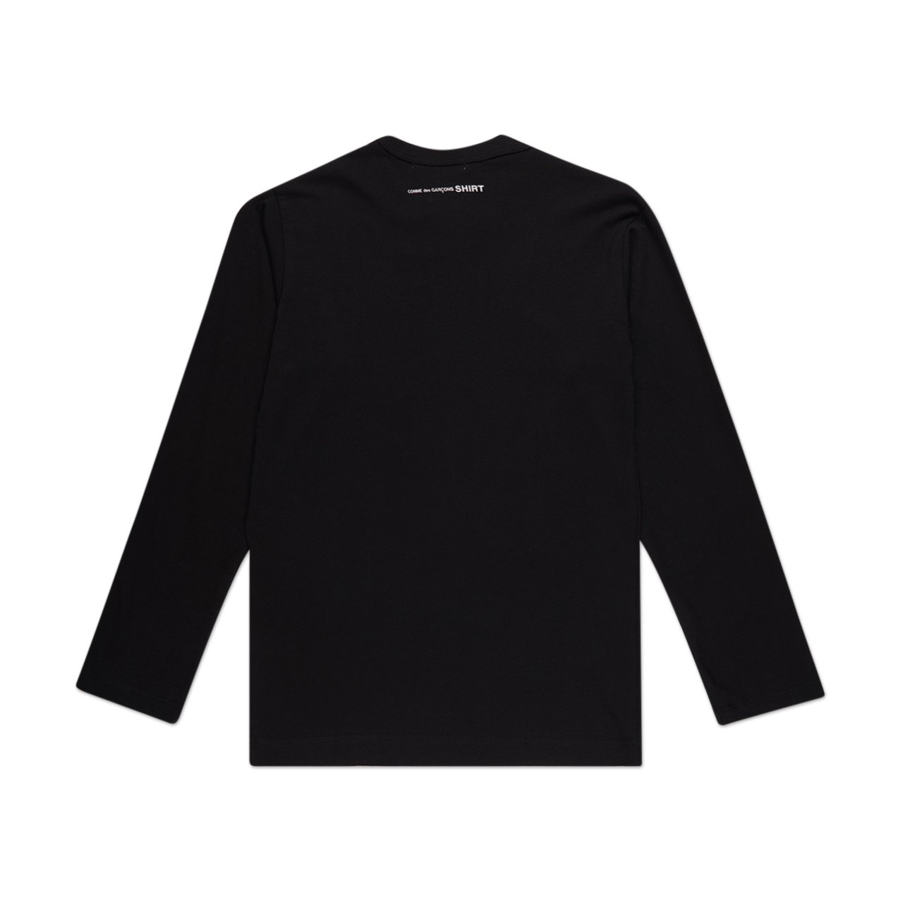 comme des garçons shirt comme des garçons shirt logo longsleeve (black)