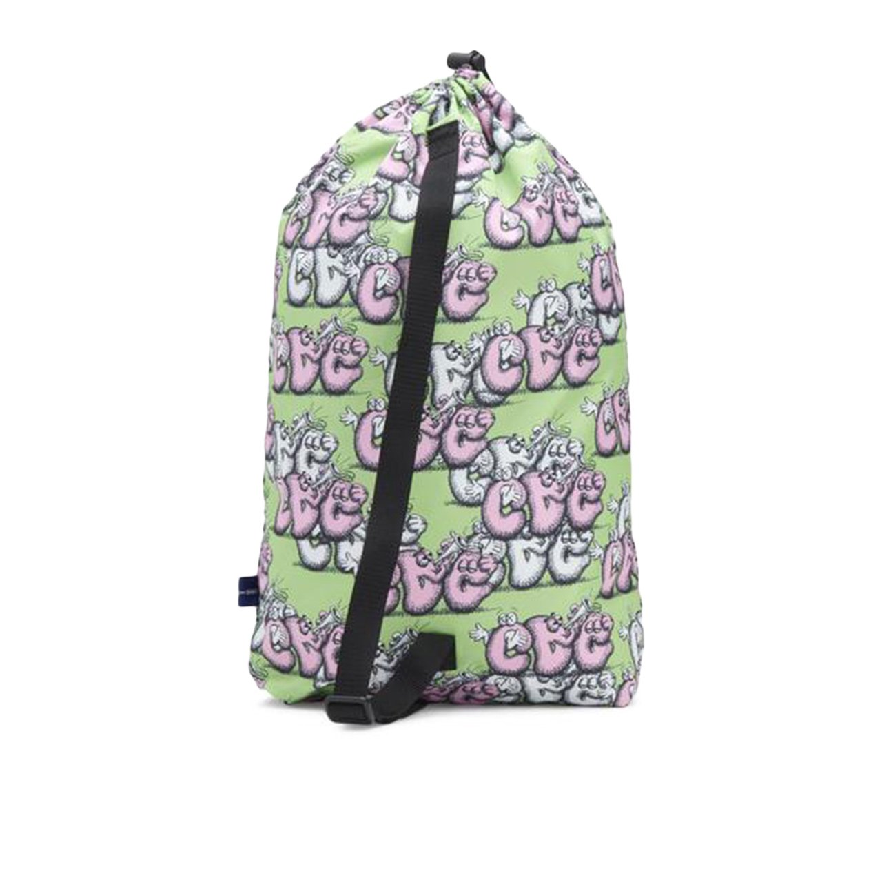 comme des garçons shirt comme des garçons shirt x kaws drawstring bag FH-K201-W21
