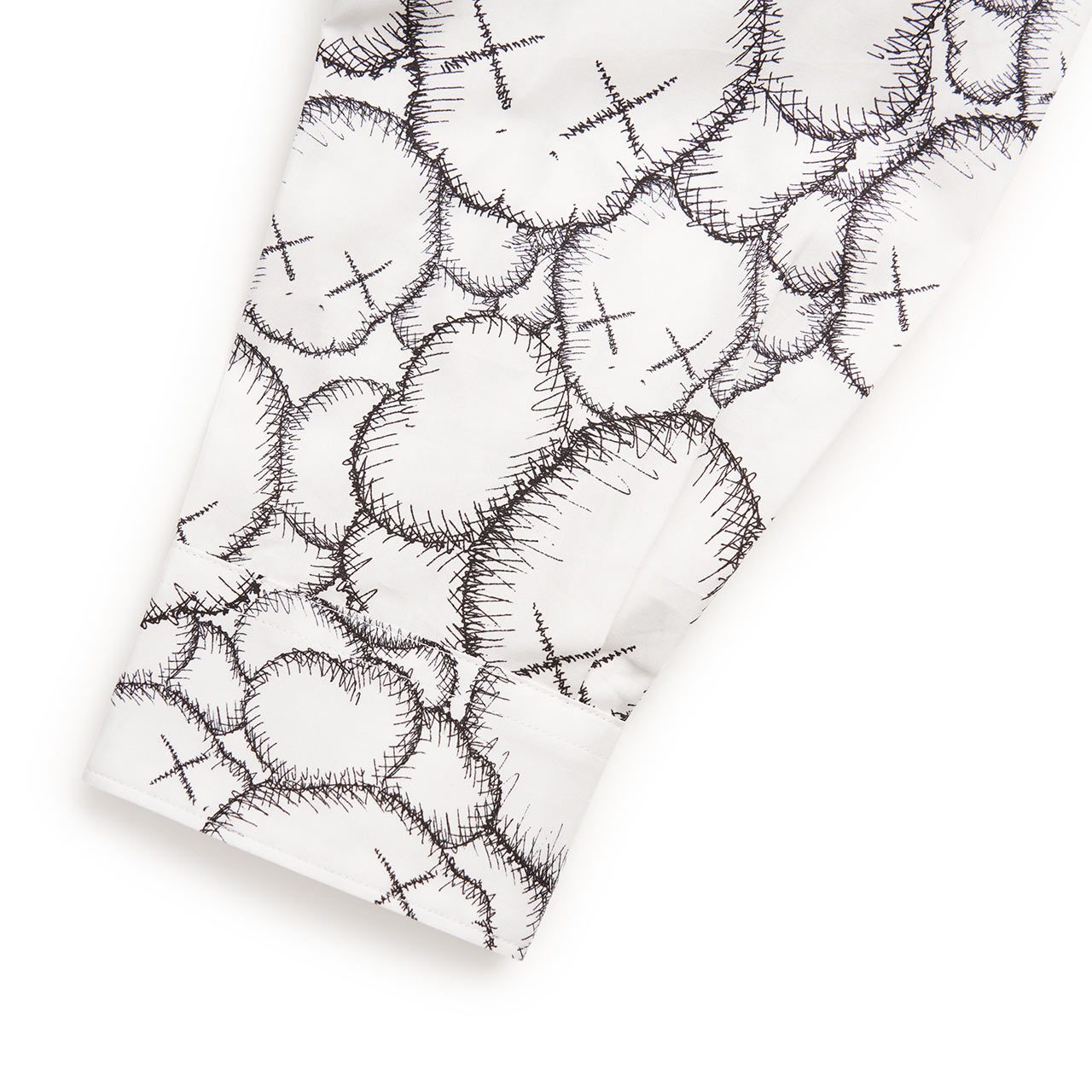 comme des garçons shirt comme des garçons shirt x kaws classic shirt (print a)