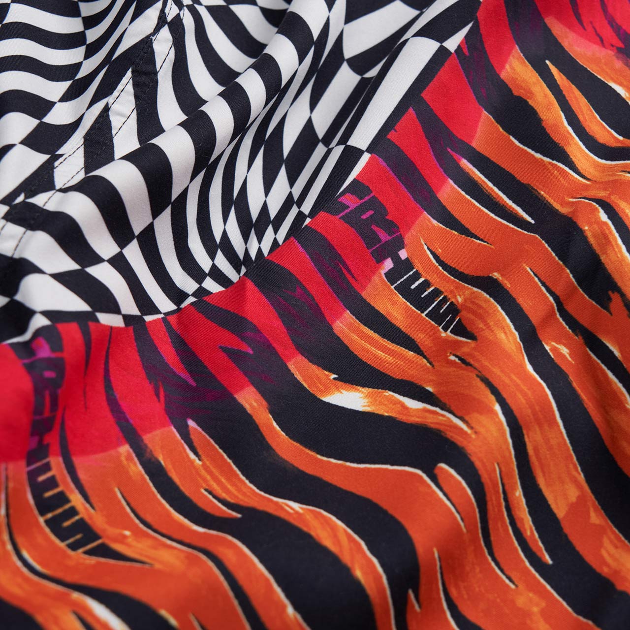 vans vault vans vault x aries wm vault shorts (white/orange)