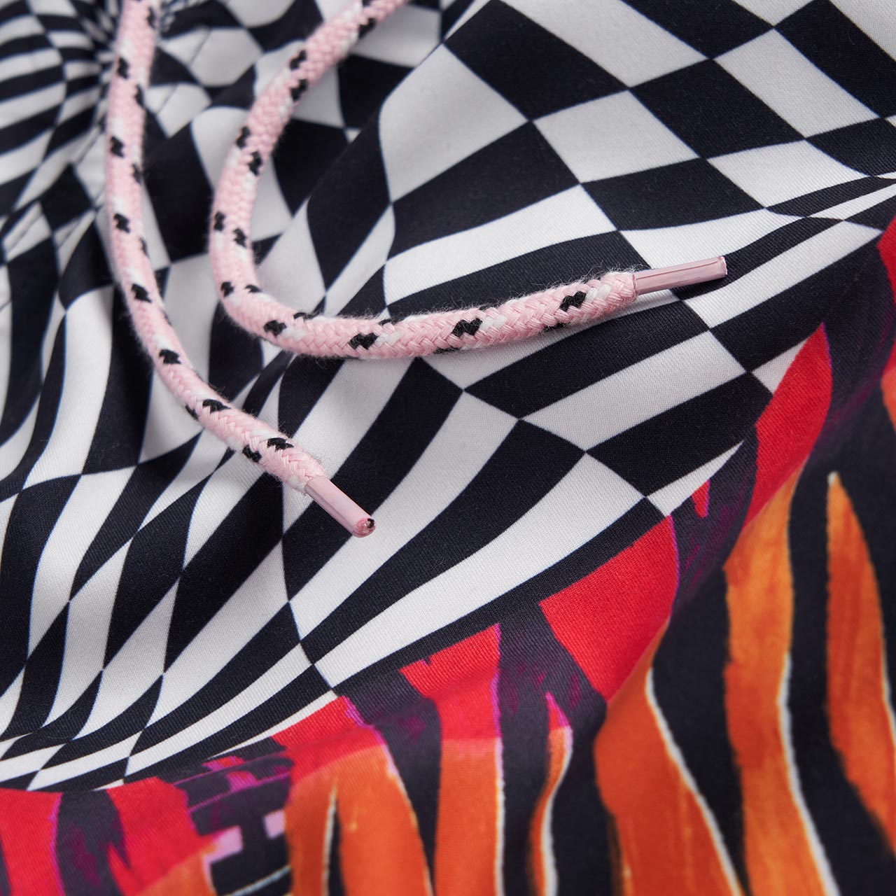 vans vault vans vault x aries wm vault shorts (white/orange)