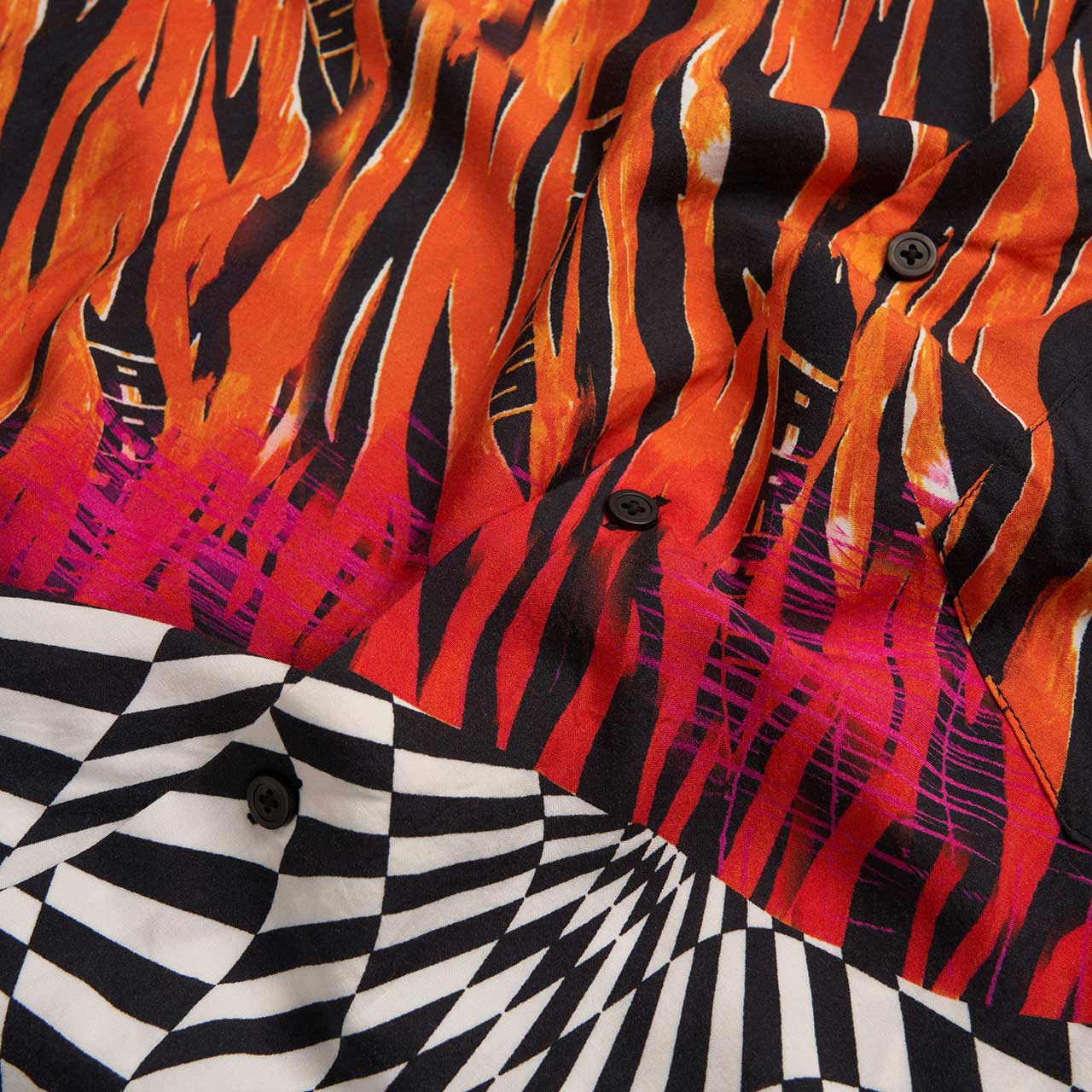 vans vault vans vault x aries wm vault shirt (white /orange)