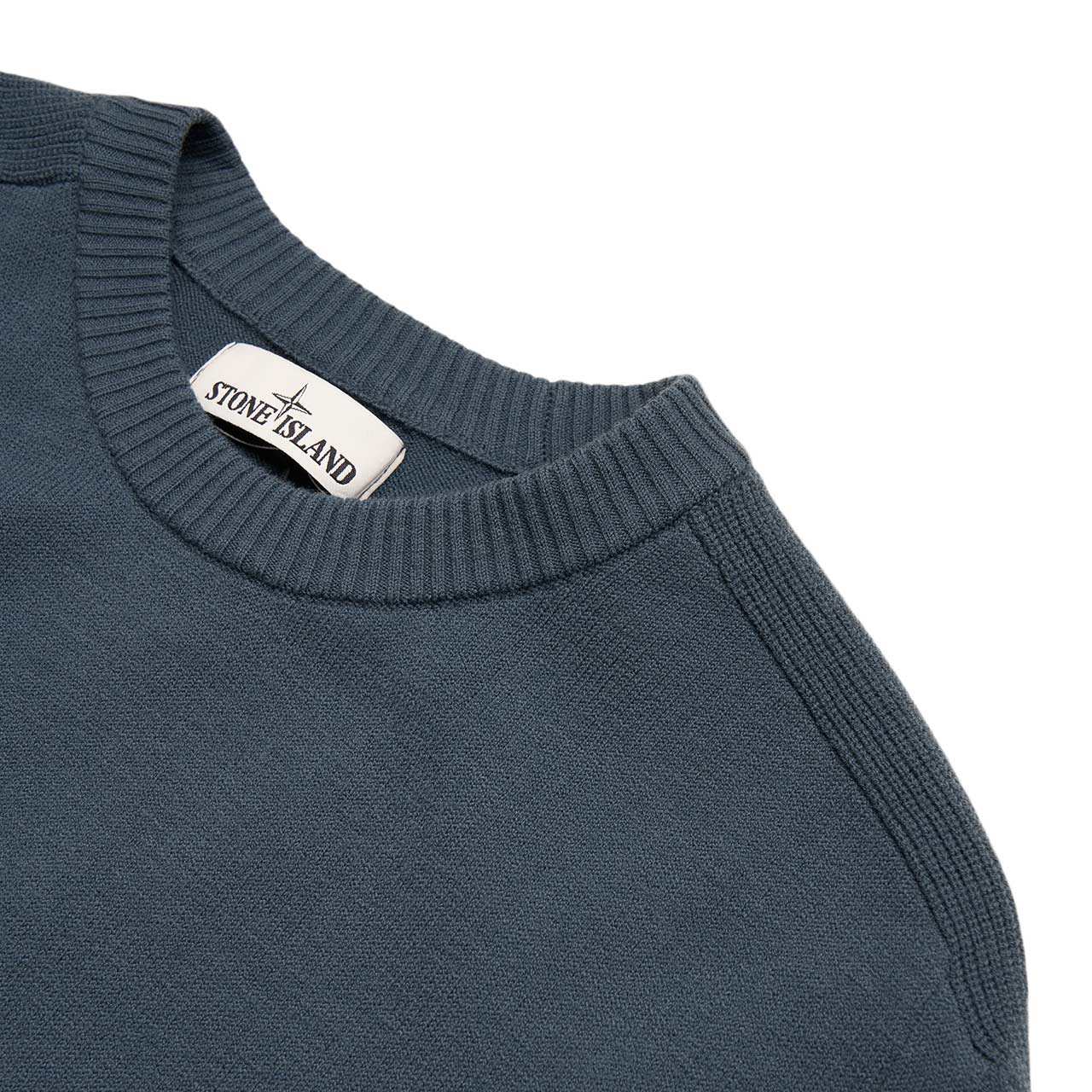 stone island stone island knitted sweatshirt (cobalt blue)