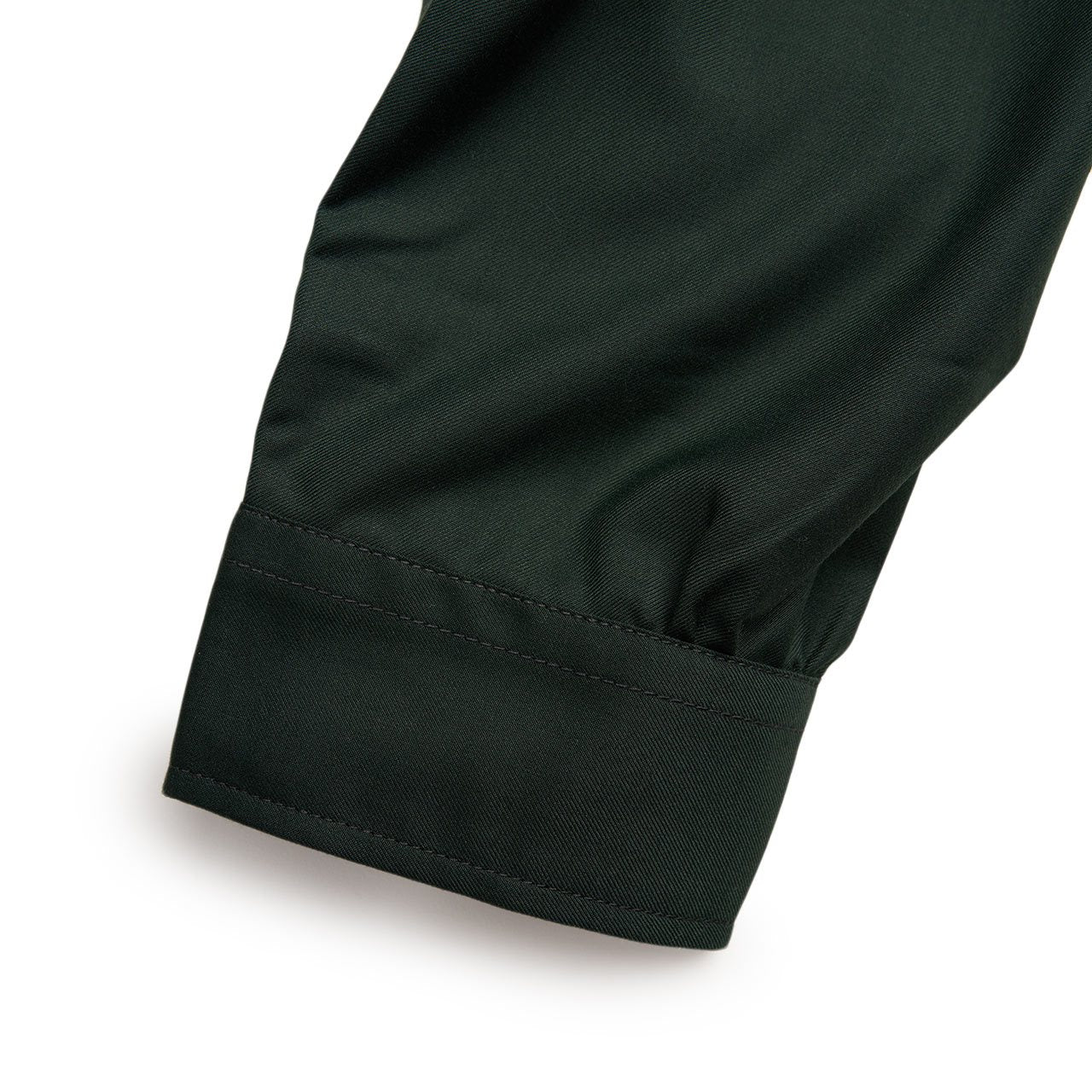 needles needles gabardine work shirt (green)