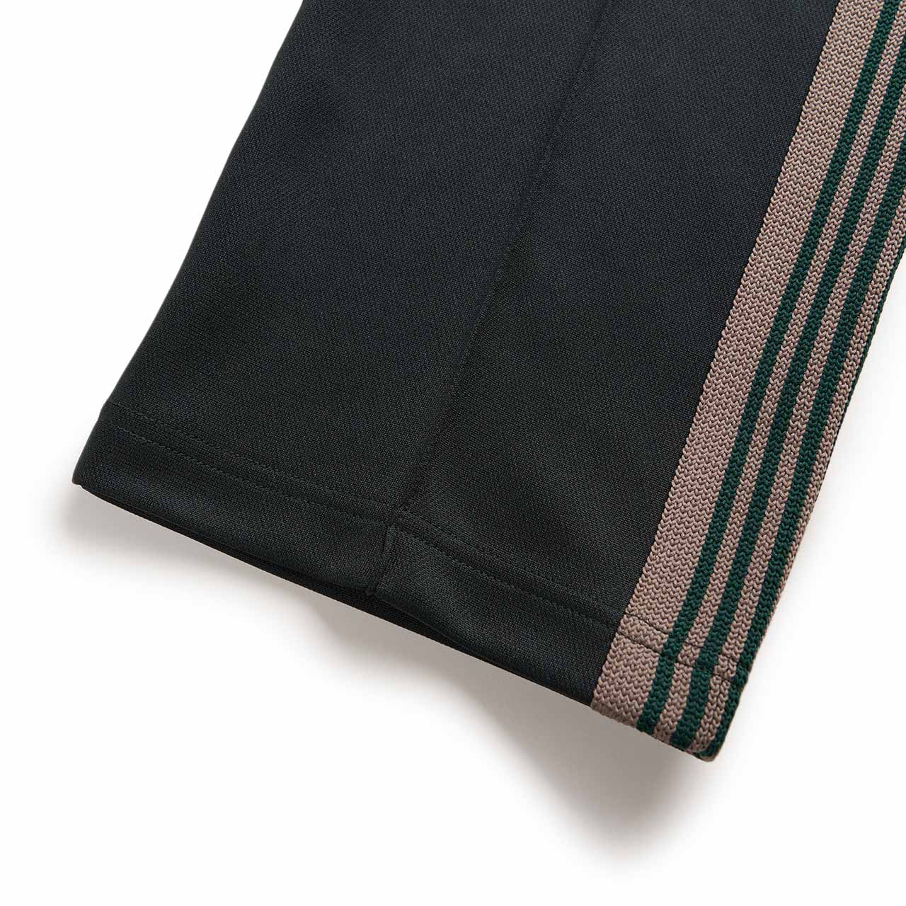 needles needles side stripe track pants (green)