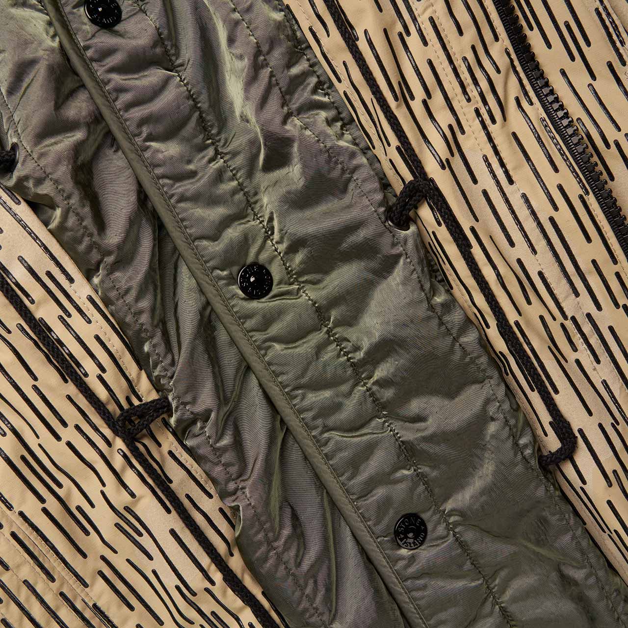 stone island stone island parka (rain camo)