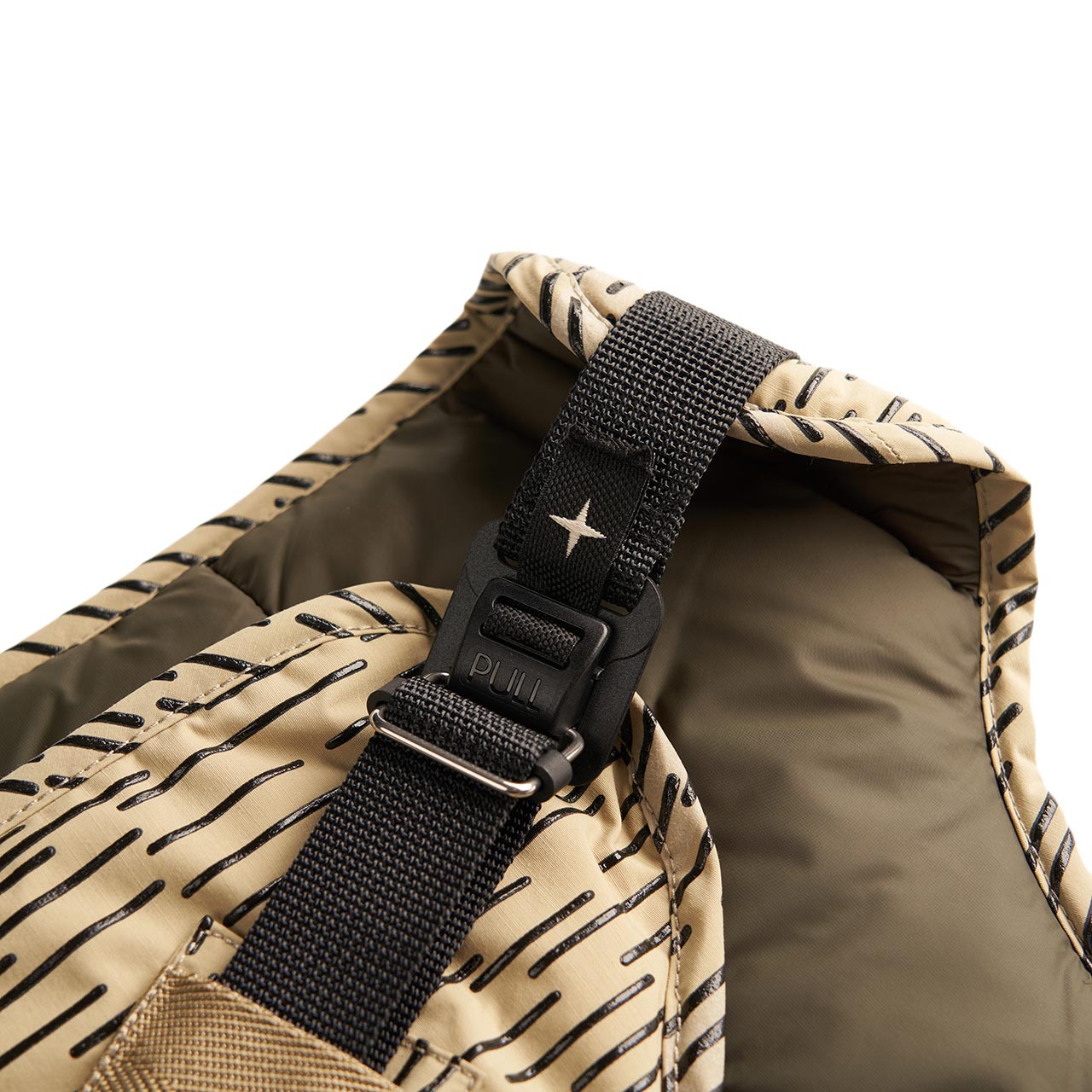 stone island stone island tactical vest (rain camo)