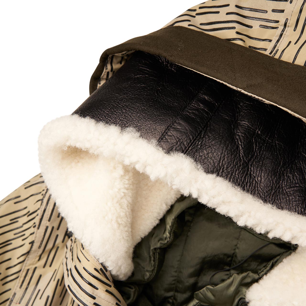 stone island stone island parka (rain camo)