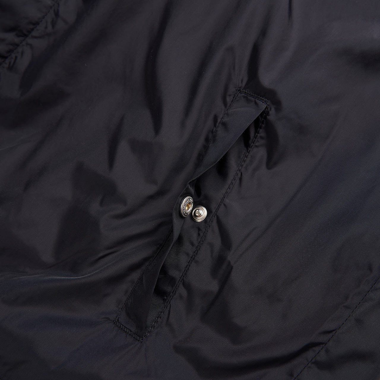 rassvet rassvet woven coach jacket (black)