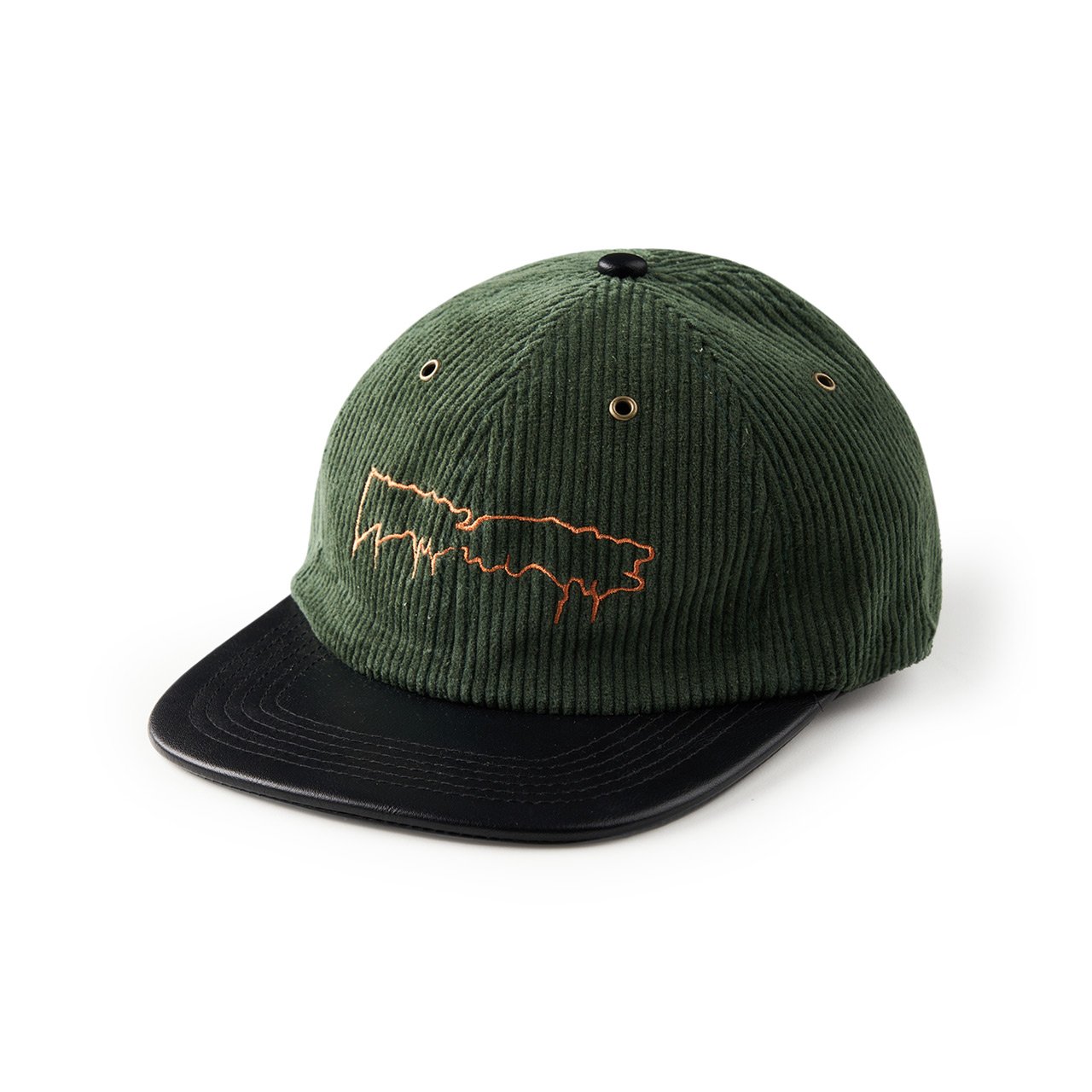 fucking awesome fucking awesome drip corduroy strapback cap (green) P709194