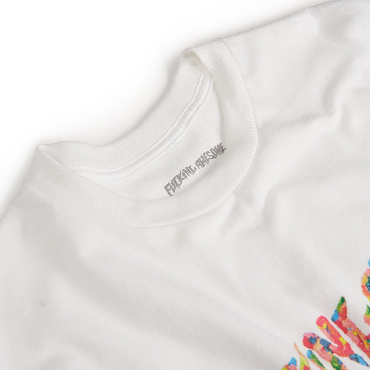 fucking awesome fucking awesome gum stamp t-shirt (white)