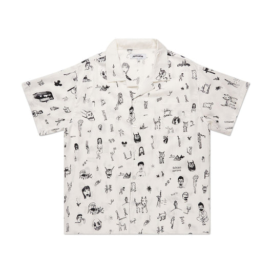 fucking awesome fucking awesome dill drawstrings club shirt (white)