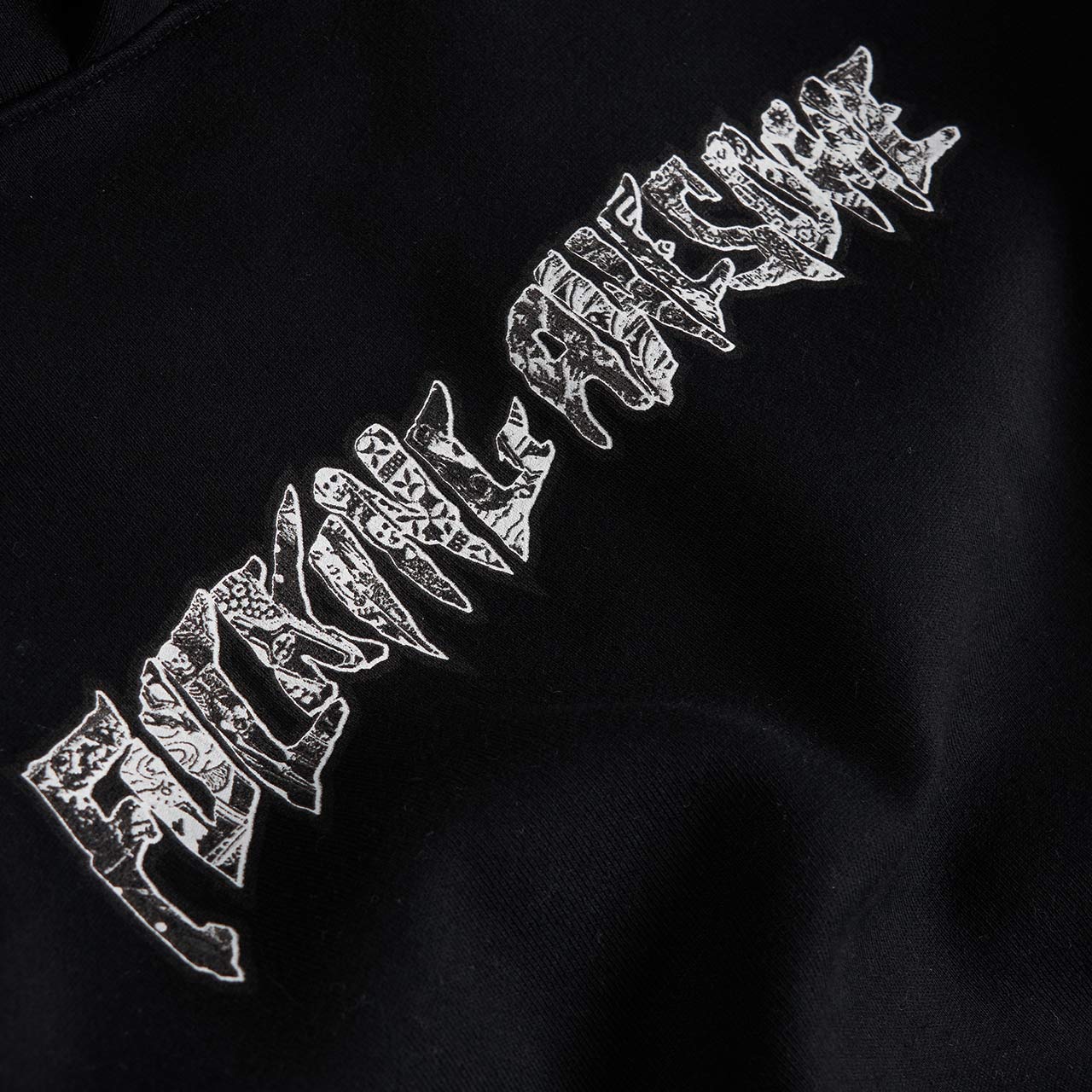fucking awesome fucking awesome acupuncture stamp hoodie (black)