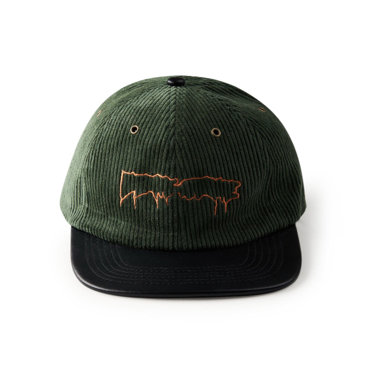 fucking awesome fucking awesome drip corduroy strapback cap (green) P709194