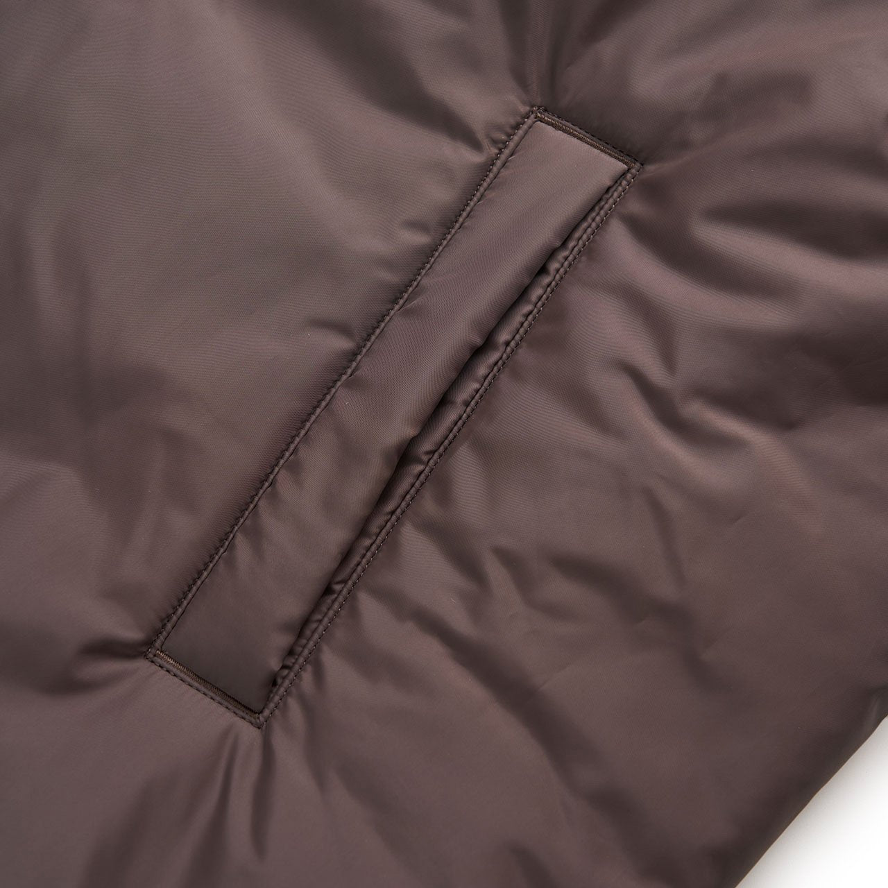 undercover undercover backprint coat (dark brown)