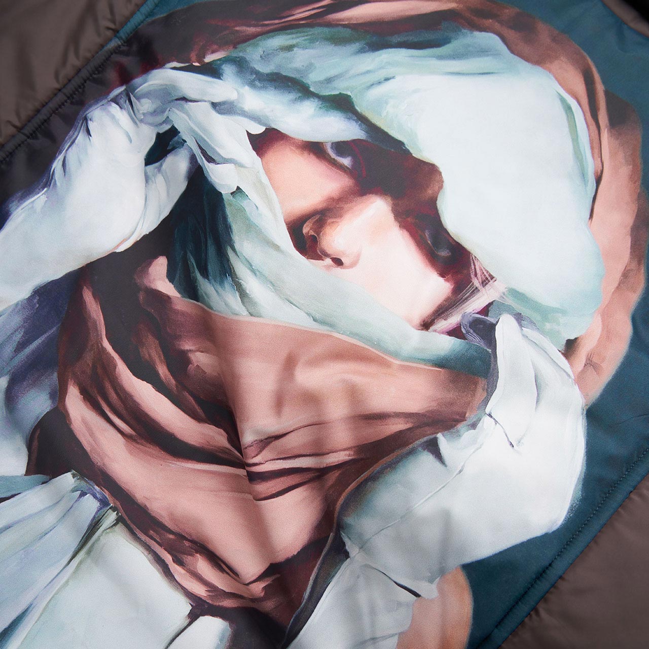 undercover undercover backprint coat (dark brown)