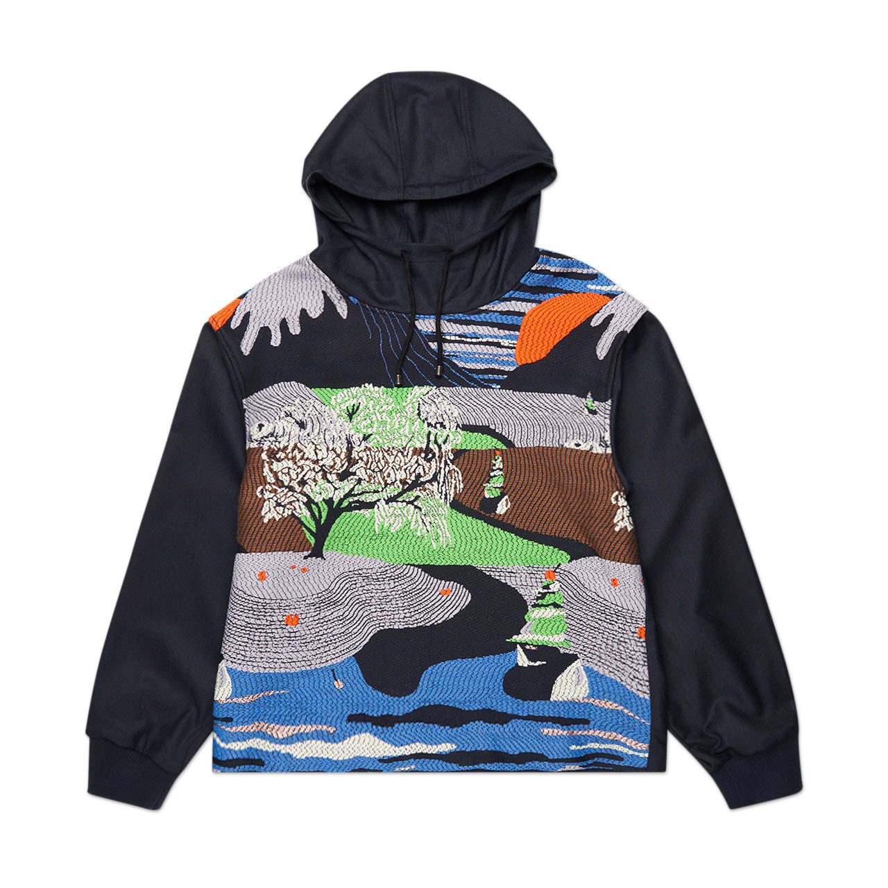 henrik vibskov henrik vibskov hiking for cake hoodie