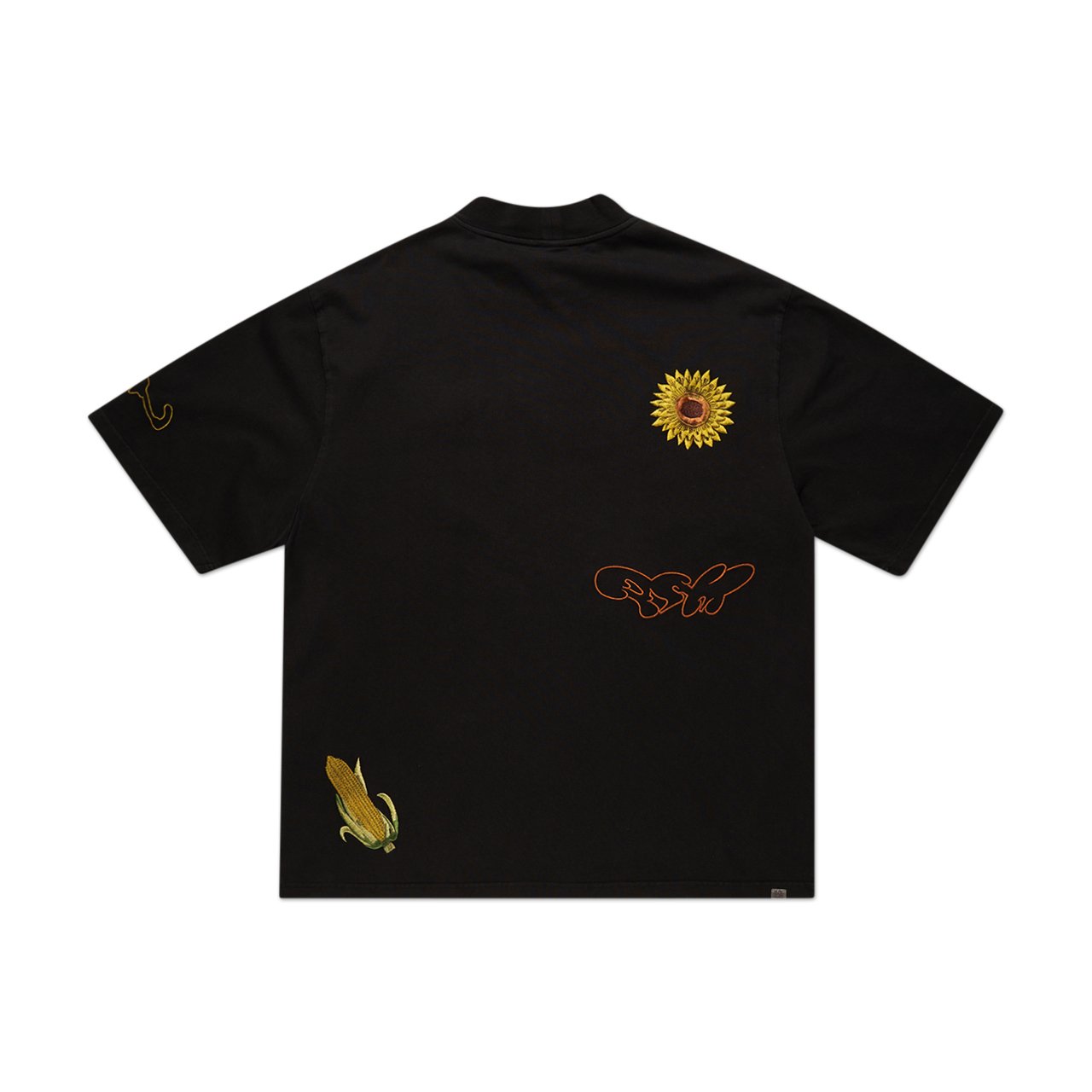 perks and mini perks and minis veggie sauna mock neck shortsleeve (black)