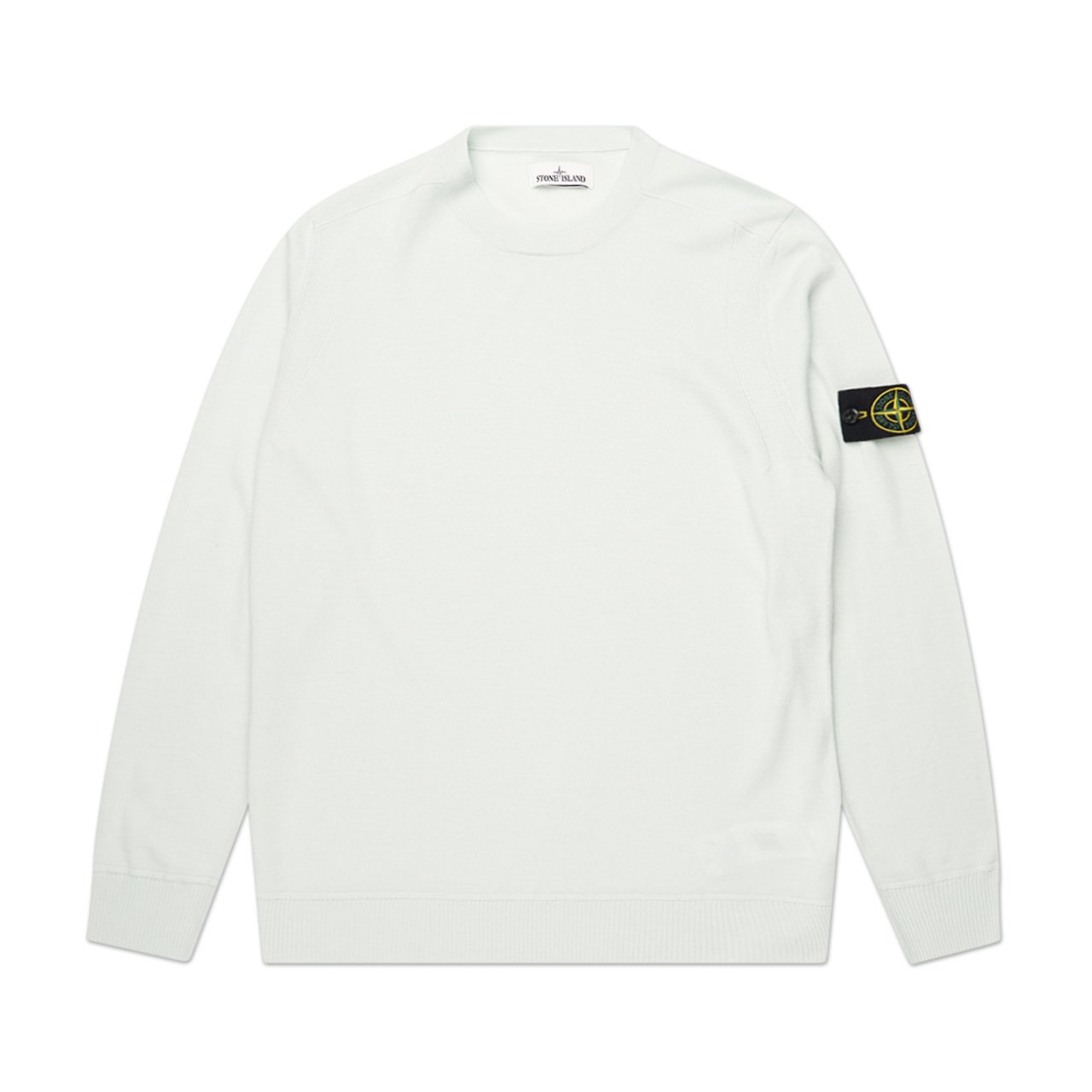 stone island stone island lightweight knit sweater (light grey)