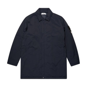 stone island stone island nylon car coat (navy)