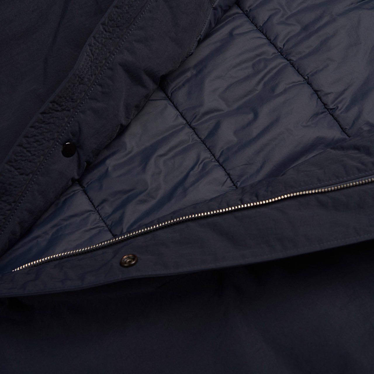stone island stone island nylon car coat (navy)